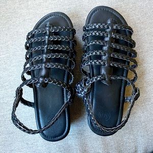 Platform gladiator sandals
